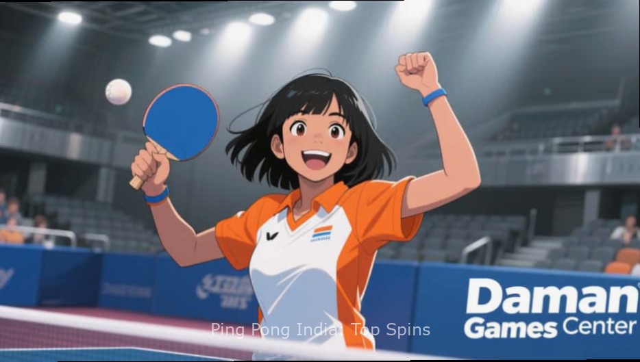 Ping Pong India: Top Spins - Street Mode Ping Pong India: Top Spins gameplay showing street mode in a neighborhood setting