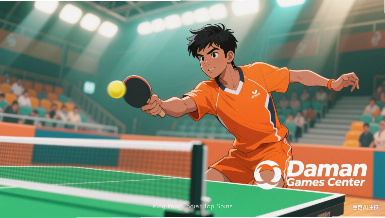 Ping Pong India: Top Spins - Diwali Event Ping Pong India: Top Spins Diwali special event with rangoli table and festive avatars